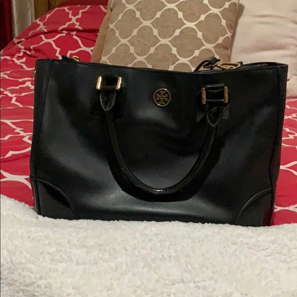 Tory burch Robinson double zipper purse